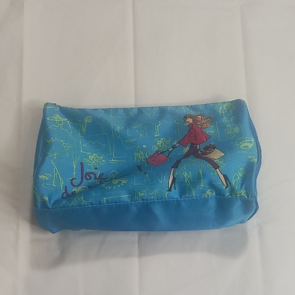 Lancome‎ Vibrant Blue Cosmetic Pouch - Picture 1 of 10